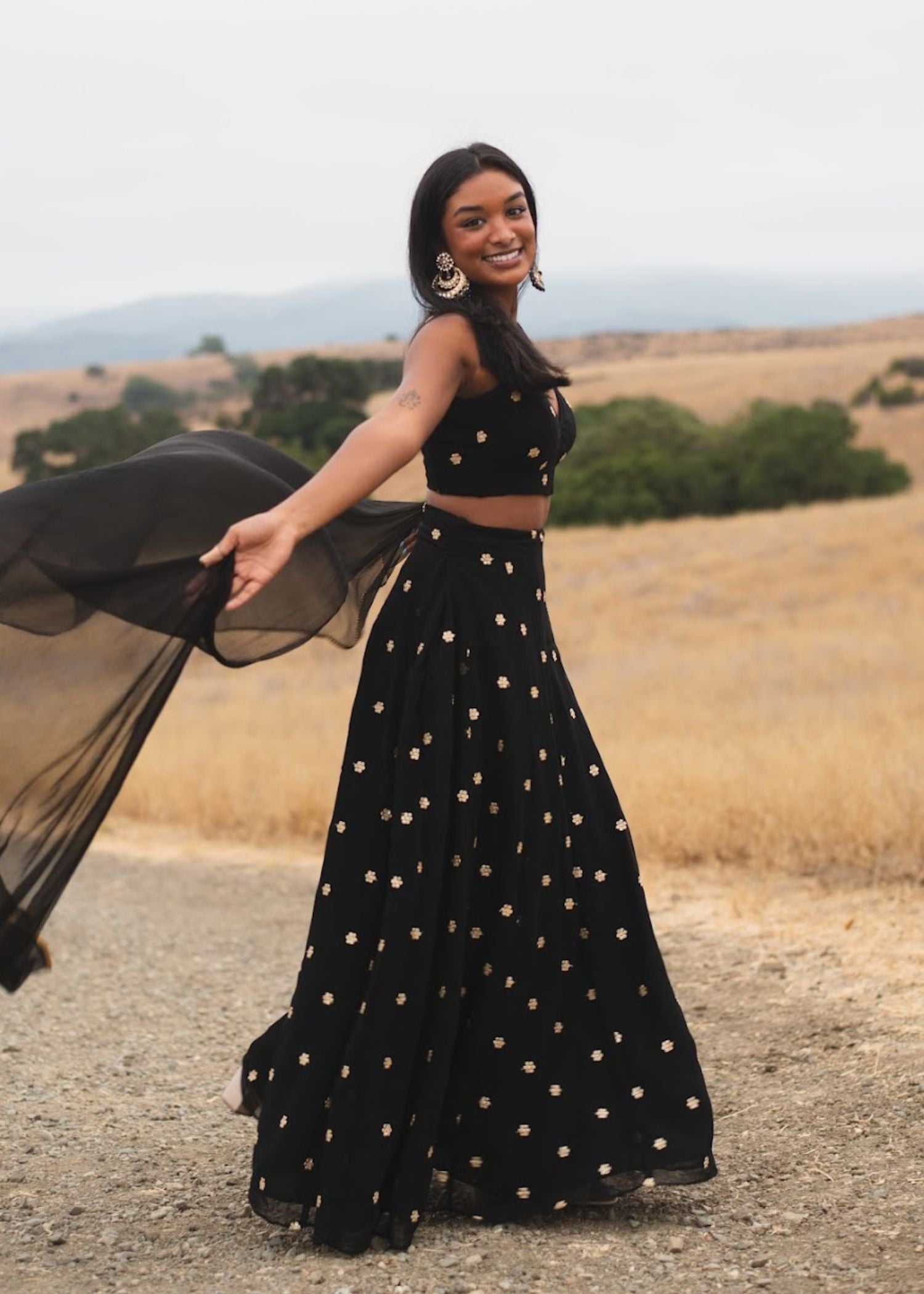 LITTLE BLACK LEHENGA
