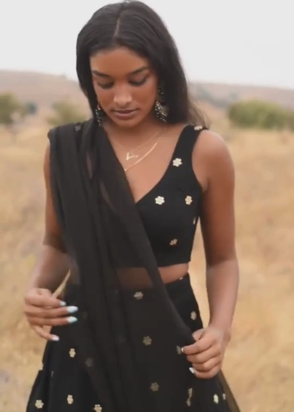 LITTLE BLACK LEHENGA